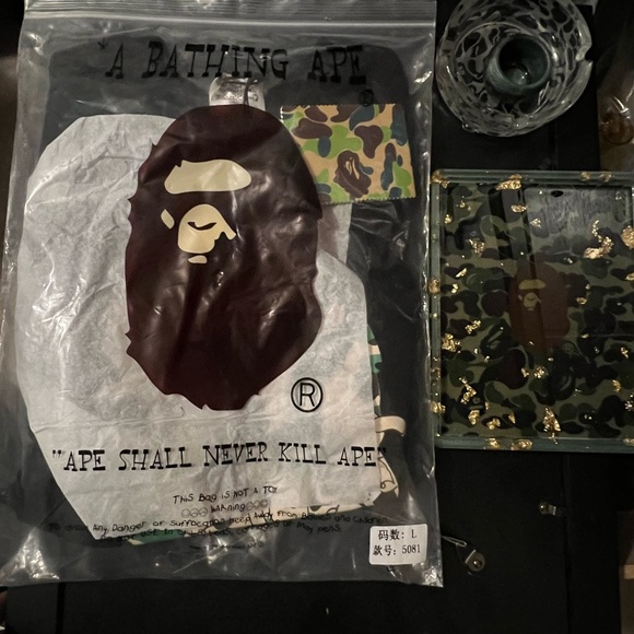 BAPE bear toy college T-shirt. In Mens large (asia sizing) US M - Picture 1 of 12
